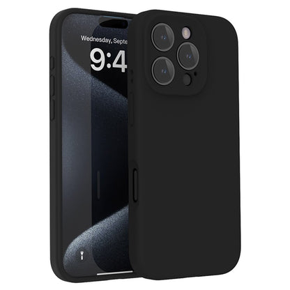 For iPhone 16 Pro Magnetic Case PC + Liquid Silicone Shockproof Protective Phone Cover - TechGearPal