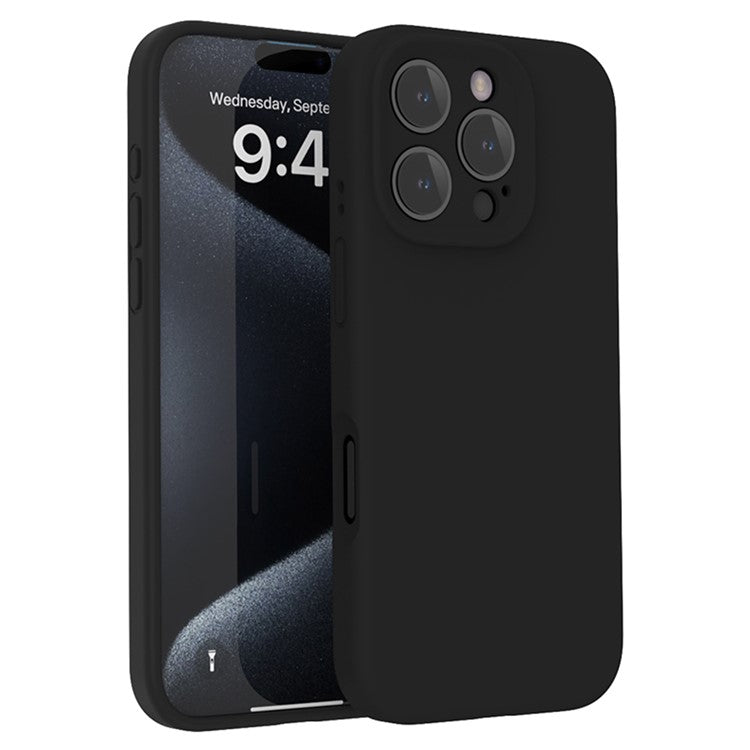 For iPhone 16 Pro Magnetic Case PC + Liquid Silicone Shockproof Protective Phone Cover - TechGearPal