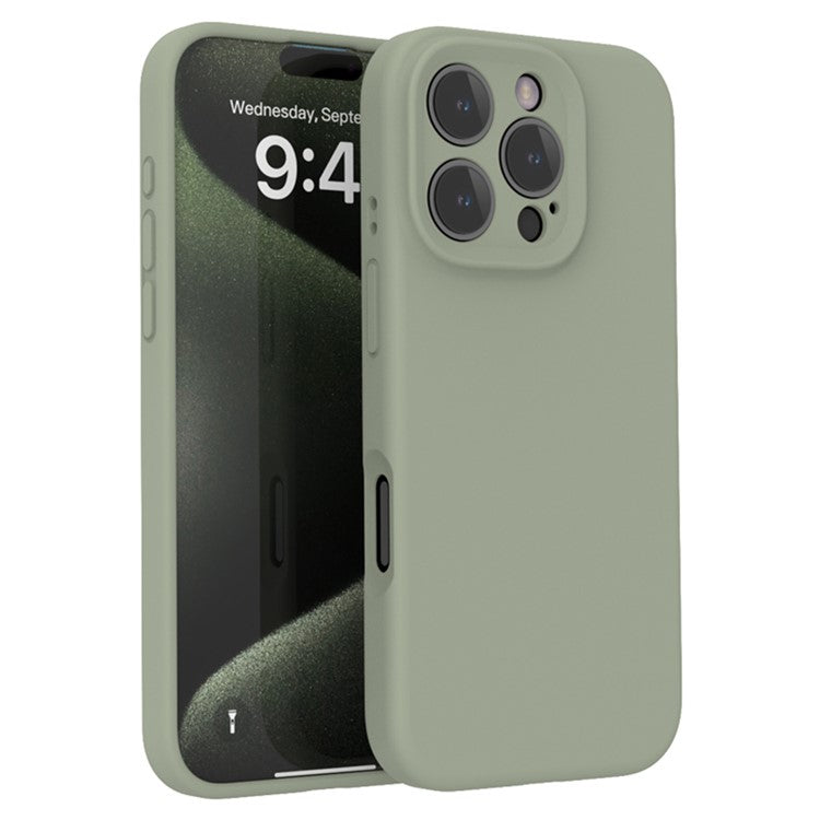For iPhone 16 Pro Magnetic Case PC + Liquid Silicone Shockproof Protective Phone Cover - TechGearPal