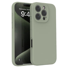 For iPhone 16 Pro Magnetic Case PC + Liquid Silicone Shockproof Protective Phone Cover - TechGearPal