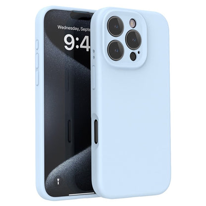 For iPhone 16 Pro Magnetic Case PC + Liquid Silicone Shockproof Protective Phone Cover - TechGearPal