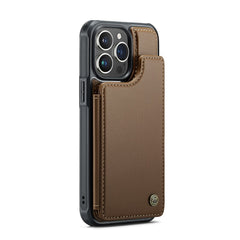 Coque arrière en cuir Caseme C22 pour iPhone 16 Pro Max avec emplacements pour cartes et blocage RFID 