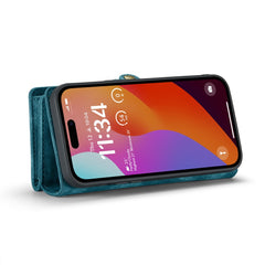 For iPhone 16 Pro Phone Cases CASEME 008 Leather Cover with Detachable Wallet and Strap