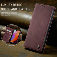 CASEME 013 Serie für iPhone 16 Pro Max Hülle Kartenhalter Ständer Leder Telefonabdeckung 