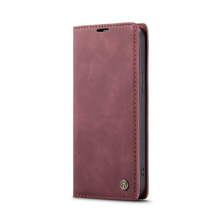 CASEME 013 Series For iPhone 16 Pro Case Card Holder Stand Leather Phone Cover - TechGearPal