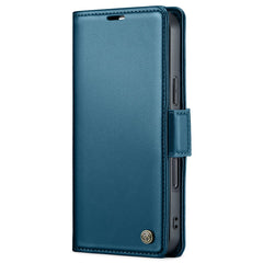 For iPhone 16 Pro Max Leather Case CASEME 023 RFID Blocking 3 Card Slot Mobile Cover