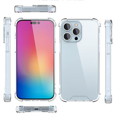For iPhone 16 Pro Max Case Reinforced Corners TPU Frame + Acrylic Back Phone