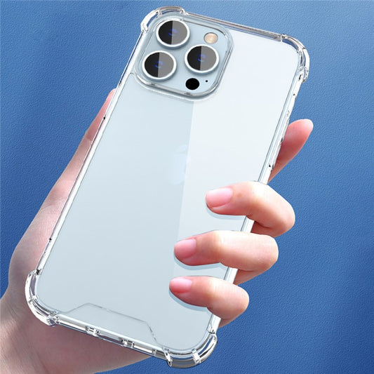 For iPhone 16 Pro Case Reinforced Corners TPU Frame + Acrylic Back Phone Cover - TechGearPal