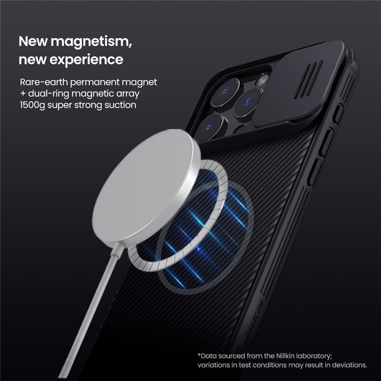 NILLKIN Camshield Pro for iPhone 16 Pro Case Compatible with MagSafe TPU+PC Phone Cover with Slider Camera - TechGearPal