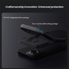 NILLKIN Camshield Pro for iPhone 16 Pro Case Compatible with MagSafe TPU+PC Phone Cover with Slider Camera - TechGearPal