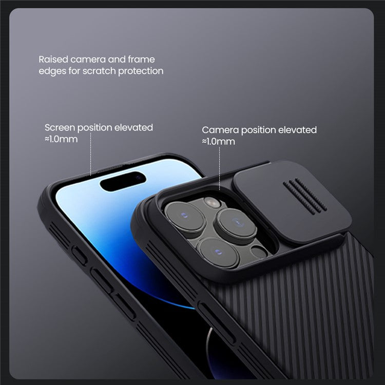 NILLKIN Camshield Pro for iPhone 16 Pro Case Compatible with MagSafe TPU+PC Phone Cover with Slider Camera - TechGearPal