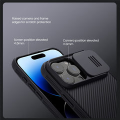 NILLKIN Camshield Pro for iPhone 16 Pro Case Compatible with MagSafe TPU+PC Phone Cover with Slider Camera - TechGearPal