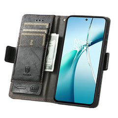 For Samsung Galaxy S24 FE Phone Cases CASENEO PU Leather Cover Stand with RFID Blocking Walle - TechGearPal