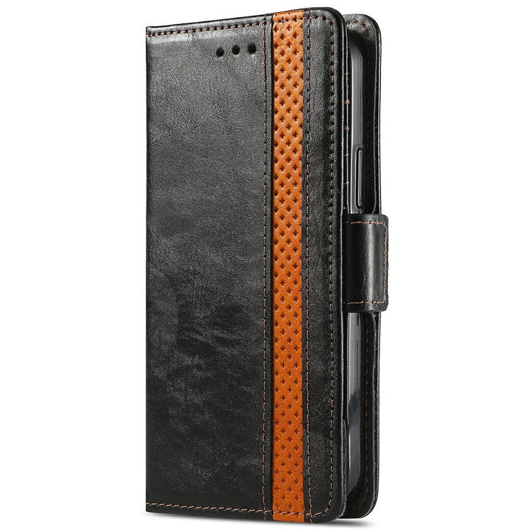 For Samsung Galaxy S24 FE Phone Cases CASENEO PU Leather Cover Stand with RFID Blocking Walle - TechGearPal