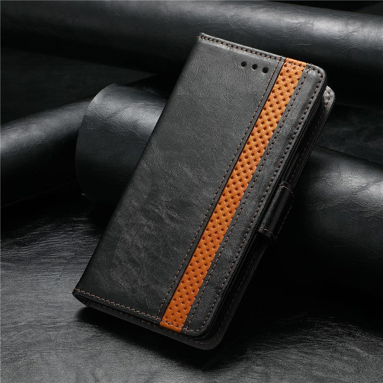 For Samsung Galaxy S24 FE Phone Cases CASENEO PU Leather Cover Stand with RFID Blocking Walle - TechGearPal
