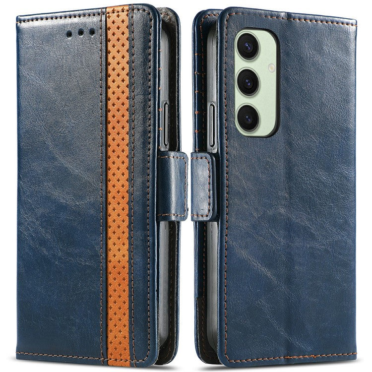 For Samsung Galaxy S24 FE Phone Cases CASENEO PU Leather Cover Stand with RFID Blocking Walle - TechGearPal