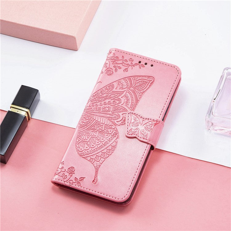 For Samsung Galaxy S24 FE Case PU Leather Wallet Phone Cover Butterfly Patter - TechGearPal