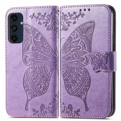 For Samsung Galaxy S24 FE Case PU Leather Wallet Phone Cover Butterfly Patter - TechGearPal