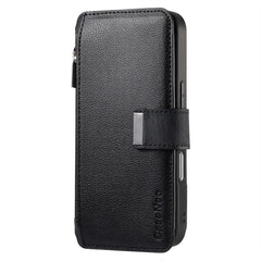 CASENEO MW-02 For iPhone 16 Pro Max Leather Case Detachable Magnetic Phone Cover