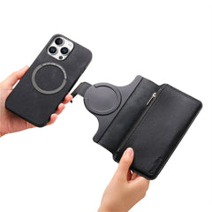 CASENEO MW-02 For iPhone 16 Pro Max Leather Case Detachable Magnetic Phone Cover