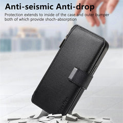 CASENEO MW-02 For iPhone 16 Pro Max Leather Case Detachable Magnetic Phone Cover