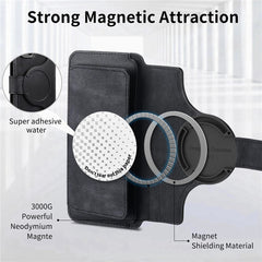 CASENEO MW-02 For iPhone 16 Pro Max Leather Case Detachable Magnetic Phone Cover