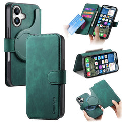 For iPhone 16 Magnetic Case CASENEO Detachable Leather Phone Wallet Cover - TechGearPal
