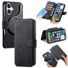 For iPhone 16 Magnetic Case CASENEO Detachable Leather Phone Wallet Cover - TechGearPal