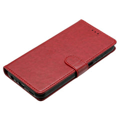 For iPhone 15 Pro Max Leather Phone Case Wallet Stand Cover with Handy Strap - TechGearPal