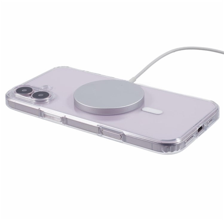X-LEVEL Crystal Clear Series for iPhone 16 Plus Case TPU+PC Phone Cover Compatible with MagSaf - TechGearPal