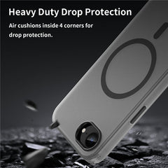 For iPhone 16e Case Compatible with MagSafe Slim Matte Translucent TPU + PC Phone Cove - TechGearPal