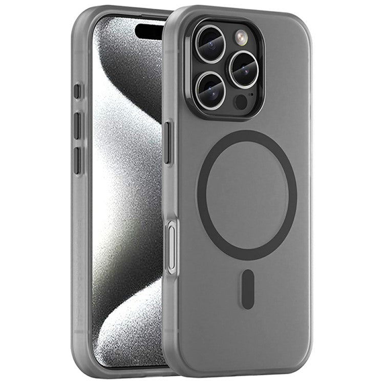 For iPhone 16 Pro Case Compatible with MagSafe TPU + PC Slim Matte Translucent Phone Cover - TechGearPal