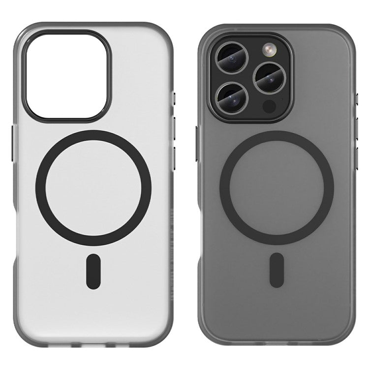 For iPhone 16 Pro Case Compatible with MagSafe TPU + PC Slim Matte Translucent Phone Cover - TechGearPal