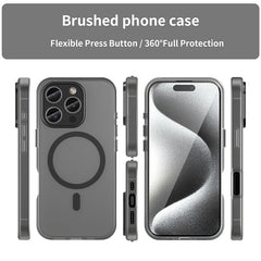 For iPhone 16 Pro Case Compatible with MagSafe TPU + PC Slim Matte Translucent Phone Cover - TechGearPal