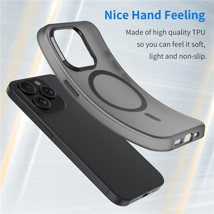For iPhone 16 Pro Case Compatible with MagSafe TPU + PC Slim Matte Translucent Phone Cover - TechGearPal