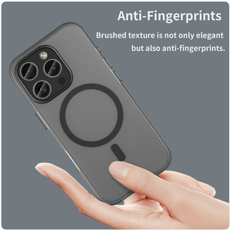 For iPhone 16 Pro Case Compatible with MagSafe TPU + PC Slim Matte Translucent Phone Cover - TechGearPal