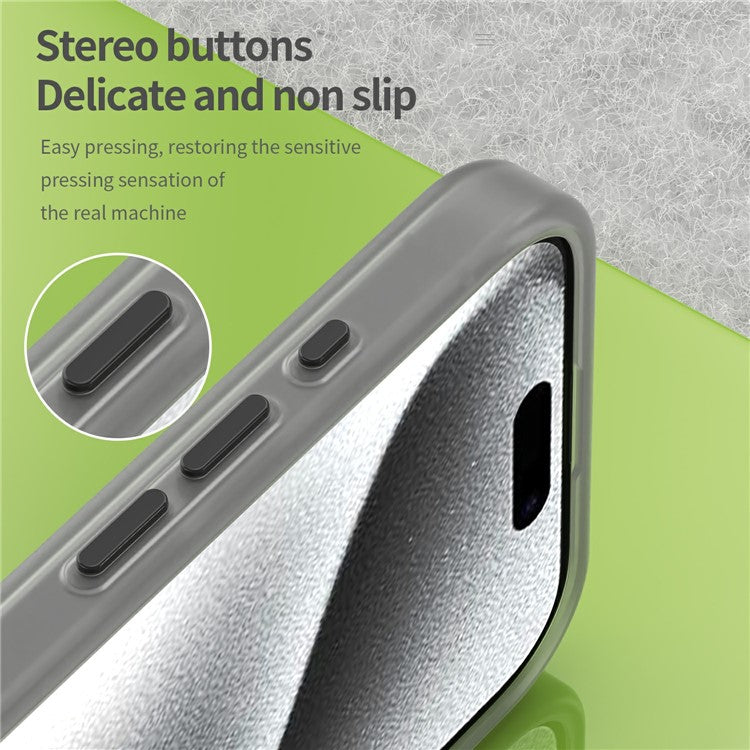 For iPhone 16 Pro Case Compatible with MagSafe TPU + PC Slim Matte Translucent Phone Cover - TechGearPal