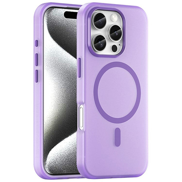 For iPhone 16 Pro Case Compatible with MagSafe TPU + PC Slim Matte Translucent Phone Cover - TechGearPal