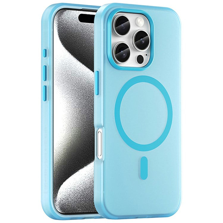 For iPhone 16 Pro Case Compatible with MagSafe TPU + PC Slim Matte Translucent Phone Cover - TechGearPal