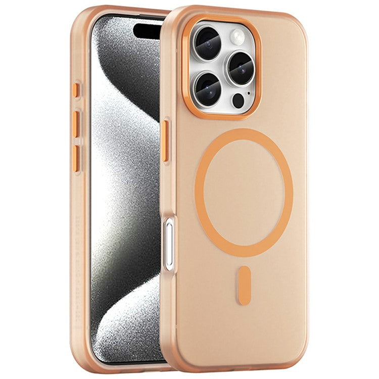 For iPhone 16 Pro Case Compatible with MagSafe TPU + PC Slim Matte Translucent Phone Cover - TechGearPal