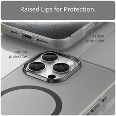 For iPhone 16 Pro Max Case Compatible with MagSafe TPU + PC Slim Matte Translucent Phone Cover - TechGearPal