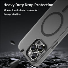 For iPhone 16 Pro Max Case Compatible with MagSafe TPU + PC Slim Matte Translucent Phone Cover - TechGearPal