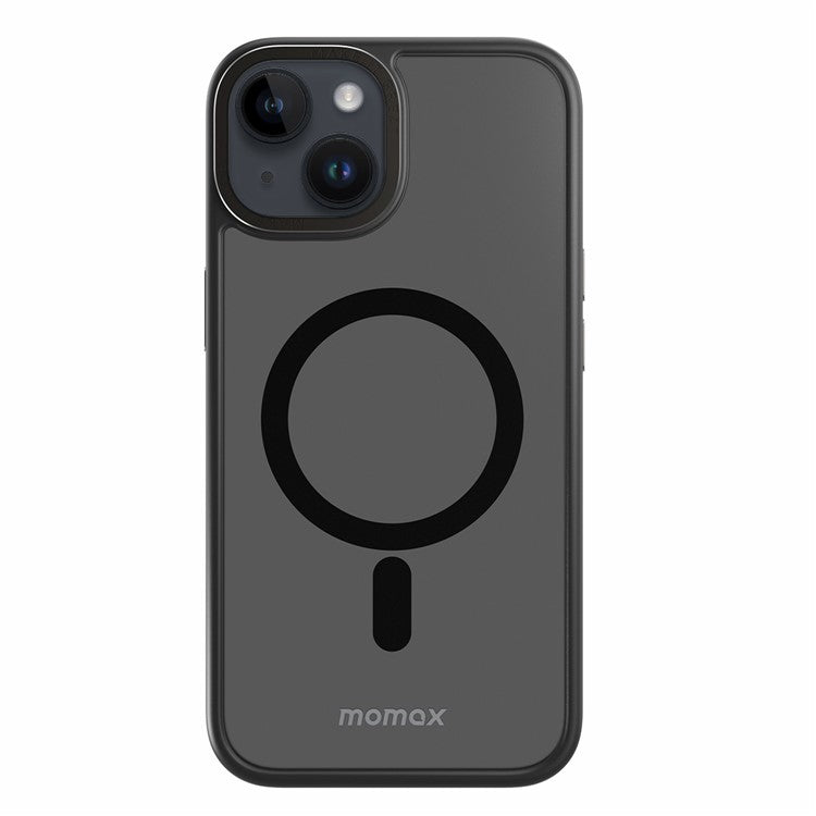 MOMAX CP Magnetic Case for iPhone 14 Plus Compatible with Magsafe, Matte Hard PC Soft TPU Camera Protection Cove - TechGearPal