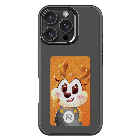 For iPhone 16 Pro Max E Ink Phone Cover 4-Color Display Pattern Customized Case - TechGearPal