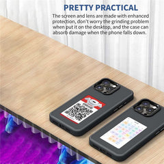 For iPhone 16 Pro Max E Ink Phone Cover 4-Color Display Pattern Customized Case - TechGearPal
