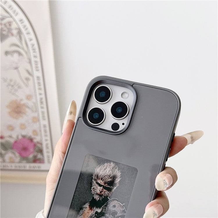 For iPhone 16 Pro Max E Ink Phone Cover 4-Color Display Pattern Customized Case - TechGearPal