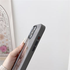 For iPhone 16 Pro Max E Ink Phone Cover 4-Color Display Pattern Customized Case - TechGearPal