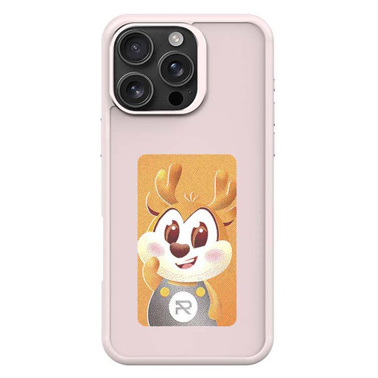 For iPhone 16 Pro Max E Ink Phone Cover 4-Color Display Pattern Customized Case - TechGearPal