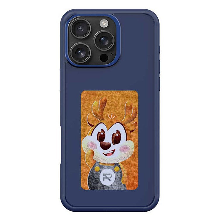 For iPhone 16 Pro Max E Ink Phone Cover 4-Color Display Pattern Customized Case - TechGearPal