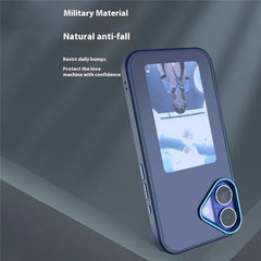 For iPhone 16 E Ink Phone Cover 4-Color Display Pattern Customized Case - TechGearPal